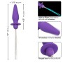 CALEXOTICS - SOUTHERN LIGHTS LIGHT UP ANAL PLUG 10 VIBRAÇÕES SILICONE ROXO