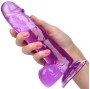 CALEXOTICS - SIZE QUEEN DILDO PURPLE 15.3 CM