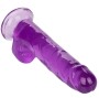 CALEXOTICS - SIZE QUEEN DILDO PURPLE 20.3 CM