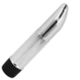 OHMAMA - MINI VIBRATOR - SILVER 13.5 CM