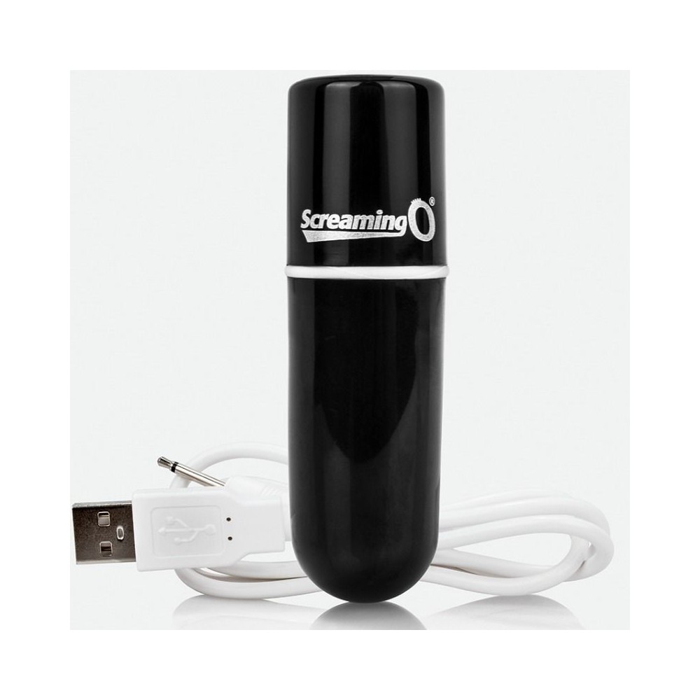 SCREAMING O - BALA VIBREURA RECHARGEABLE VOOOM NOIR