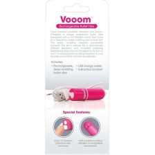 SCREAMING O - RECHARGEABLE VIBRATING BULLET VOOOM PINK