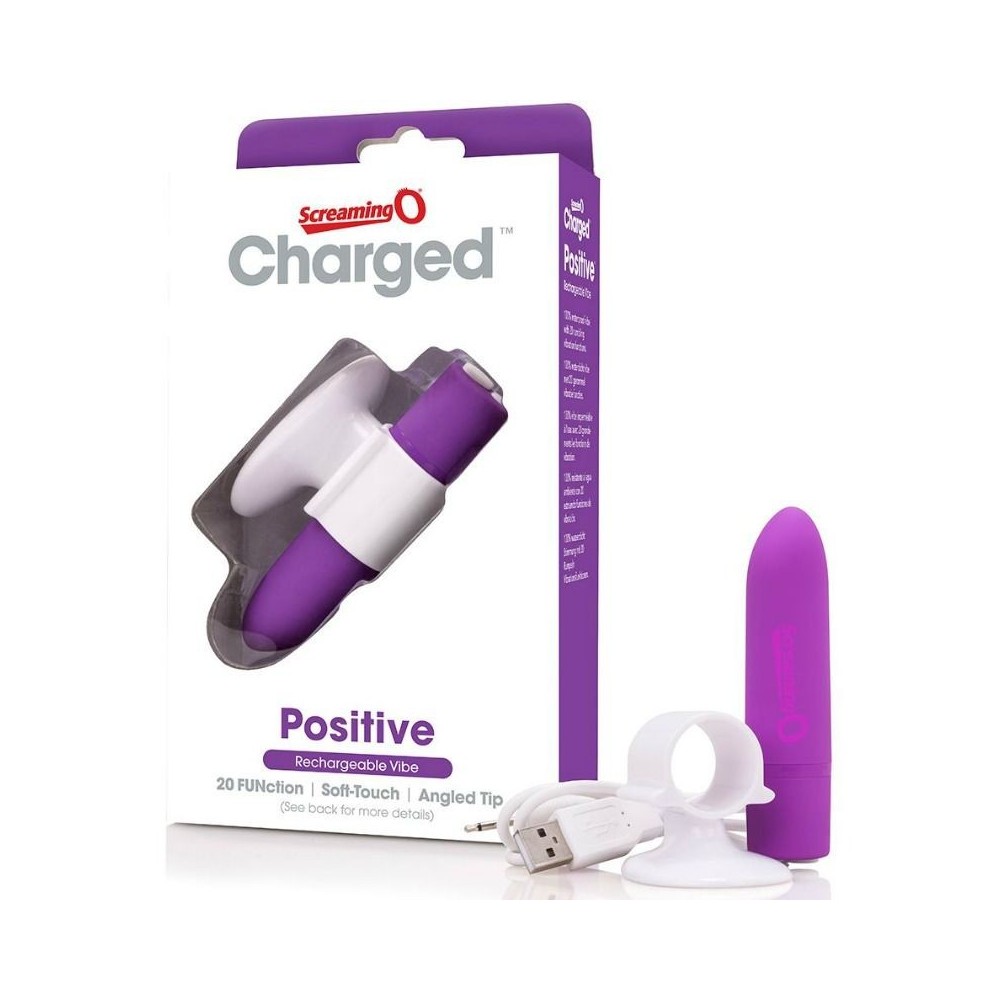 SCREAMING O - MASSEUR RECHARGEABLE POSITIVE VIOLET