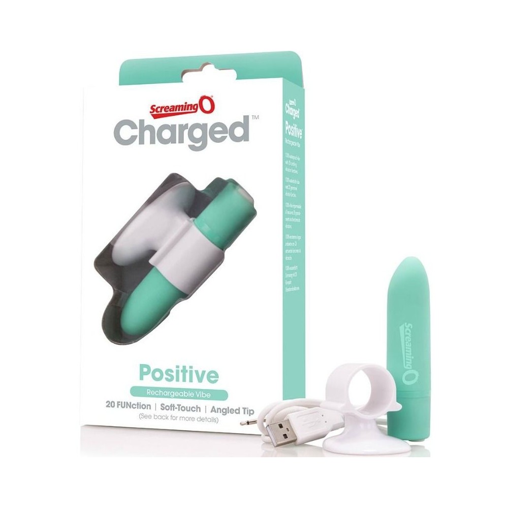 SCREAMING O - MASSAGER RECARREGVEL POSITIVO VERDE