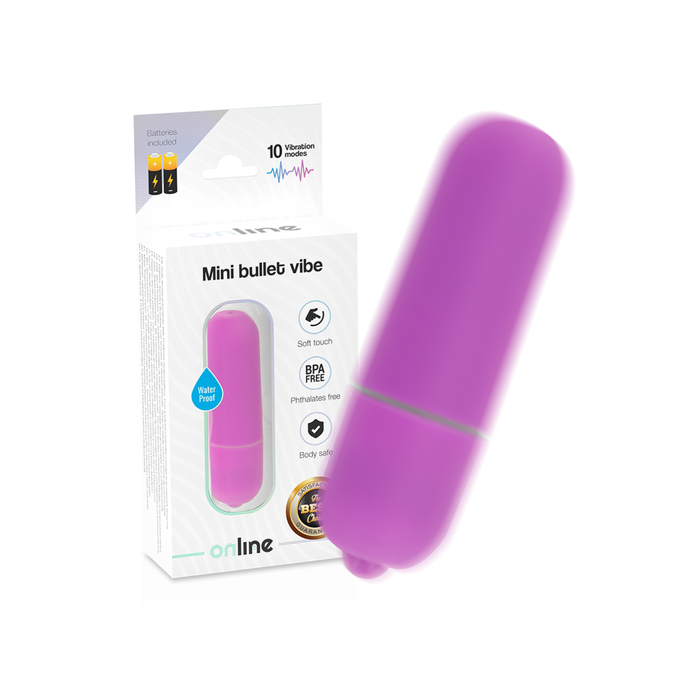 ONLINE - MINI LILA VIBRIERENDE KUGEL