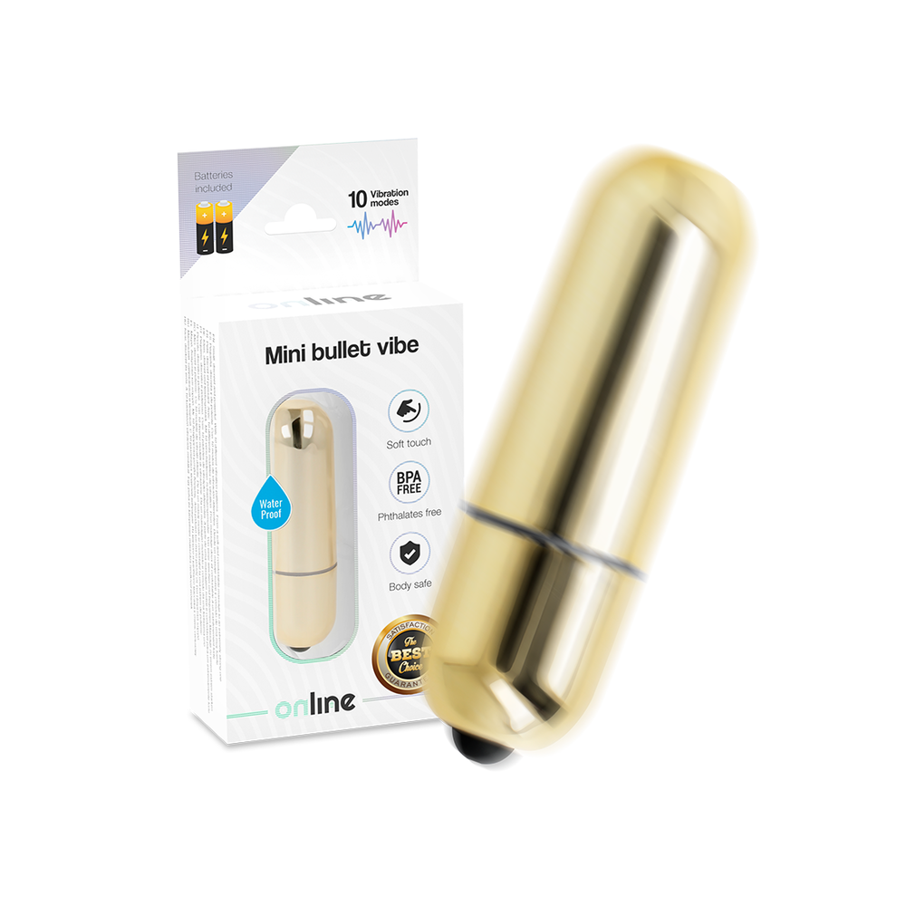 ONLINE - MINI BULLET VIBE GOLDEN