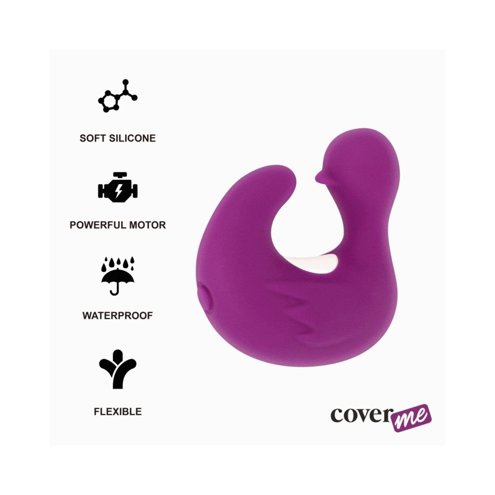 COVERME - DÉ À DÉS STIMULANT RECHARGEABLE EN SILICONE