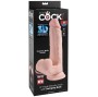 KING COCK - PLUS BOLAS DE BALANO DE DILDO 3D 20.3 CM