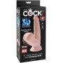 KING COCK - PLUS BOLAS DE BALANO DE DILDO 3D 12.7 CM