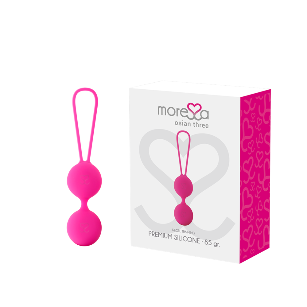 MORESSA - OSIAN TRÊS SILICONE PREMIUM ROSA