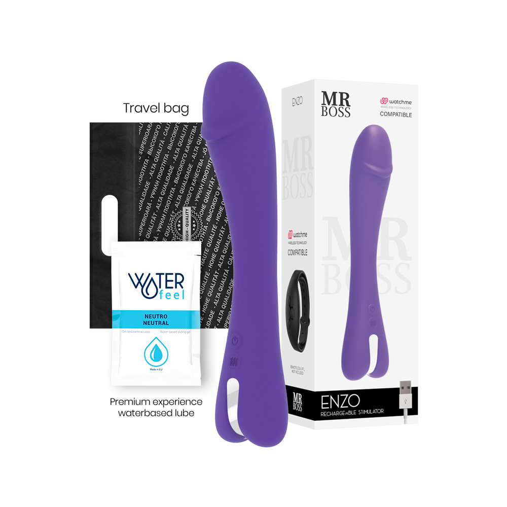 MR BOSS - ENZO VIBRATOR + WATCHME REMOTE CONTROL