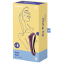SATISFYER - DUAL KISS AIR PULSE VIBRATOR WEINROT