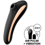 SATISFYER - DUAL KISS AIR PULSE VIBRATOR SCHWARZ