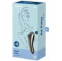 SATISFYER - DUAL KISS AIR PULSE VIBRATOR BLACK