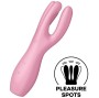 SATISFYER - THREESOME 3 VIBRATOR PINK