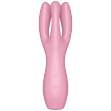 SATISFYER - VIBRADOR THREESOME 3 ROSA