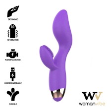 WOMANVIBE - VIBRATORE IN SILICONE RICARICABILE DONNA