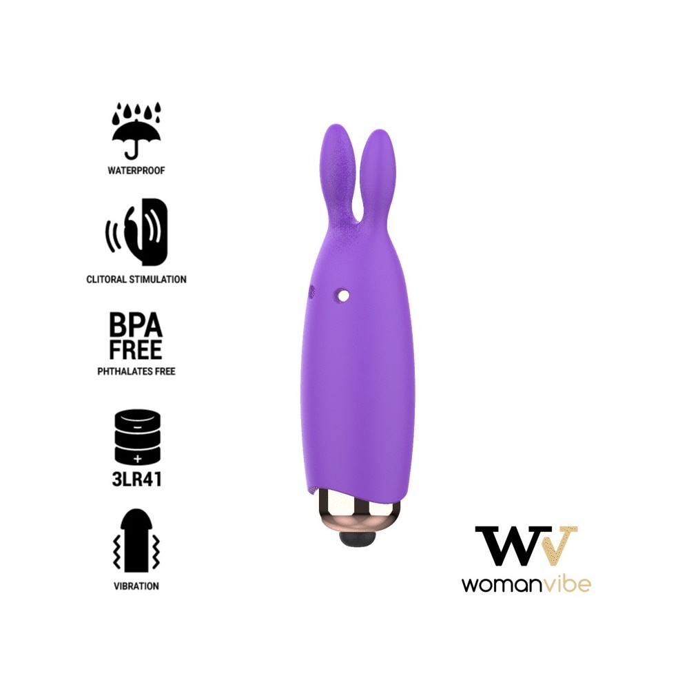 WOMANVIBE - BUGSY SILICONE RABBIT STIMULATOR