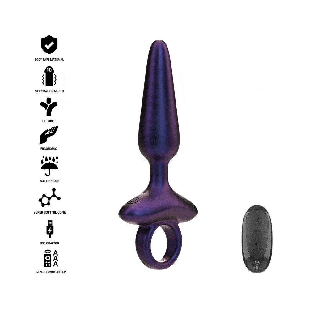 INTENSE - MARLON VIBRADOR ANAL PLUG MODELO 4 CONTROLE REMOTO