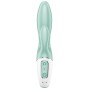 SATISFYER - AIR PUMP BUNNY 5+ APLICATIVO VIBRADOR DE COELHO INFLVEL VERDE