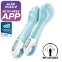 SATISFYER - AIR PUMP VIBRATOR 5+ INFLATABLE G-SPOT VIBRATOR APP BLUE