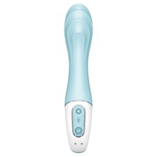 SATISFYER - AIR PUMP VIBRADOR 5+ APLICATIVO VIBRADOR INFLVEL G-SPOT AZUL