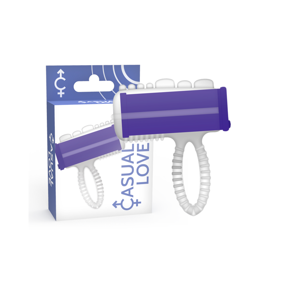 CASUAL LOVE - RING TONGUE VIBRATING PURPLE