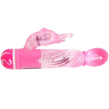 BAILE - VIBRATEUR MULTIVITESSES AVEC STIMULATEUR ROSE