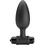 PRETTY LOVE - VIBRA BUTT PLUG 2 PLUG ANALE 10 VIBRAZIONI NERO