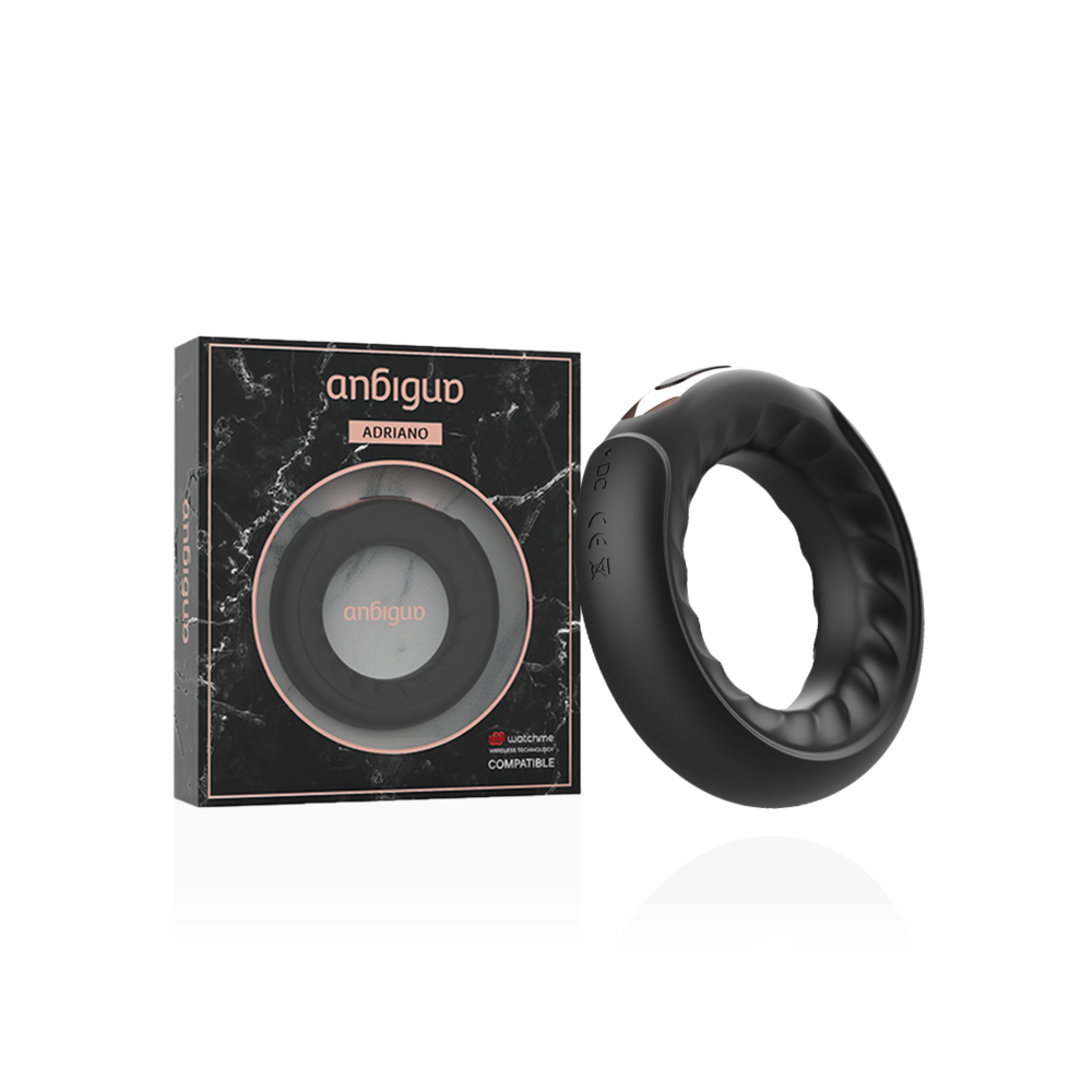 ANBIGUO - ANELLO VIBRANTE ADRIANO WATCHME COMPATIBILE CON TECNOLOGIA WIRELESS