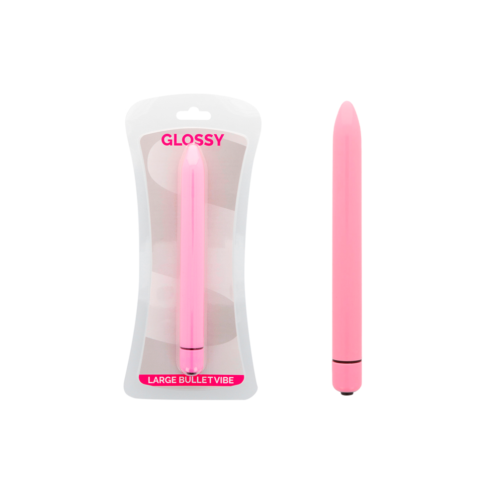 GLOSSY SLIM - VIBRATEUR ROSE