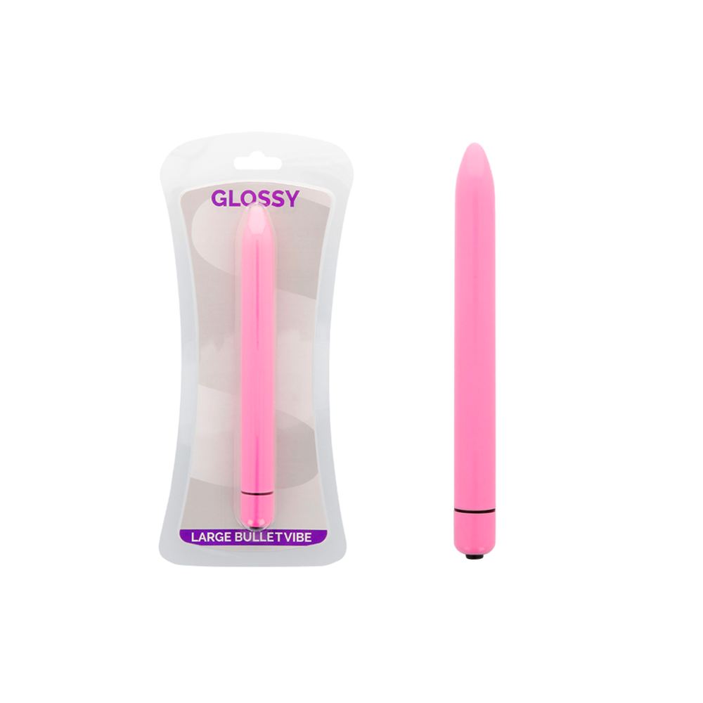 GLOSSY - SCHLANKER VIBRATOR DEEP ROSE