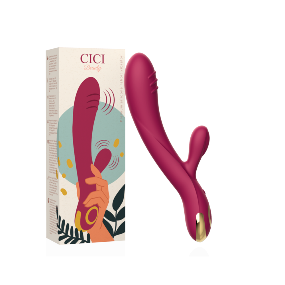 CICI BEAUTY - PREMIUM SILICONE COELHO VIBRADOR