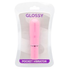 GLOSSY - POCKET VIBRATOR DEEP ROSE