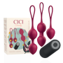 CICI BEAUTY - PREMIUM SILIKON 3 VIBRIERENDE KEGELPERLEN FERNBEDIENUNG