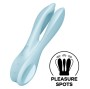SATISFYER - VIBRATEUR THREESOME 1 BLEU