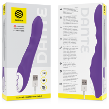 GALATEA - DANTE VIBRATOR LILA WATCHME KOMPATIBEL MIT DRAHTLOSER TECHNOLOGIE