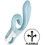SATISFYER - LOVE ME RABBIT VIBRATION BLEU