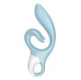 SATISFYER - LOVE ME COELHO VIBRAO AZUL
