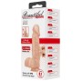 BAILE - LINDO ENCONTRO CATOBLEPAS DILDO REALÍSTICO FLEXÍVEL 20.6 CM NATURAL