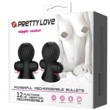 PRETTY LOVE - NIPPLE STIMULATORS 12 VIBRATION MODES