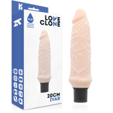 LOVECLONE - VIBRADOR AUTO LUBRIFICANTE IVAR 20 CM -O- 3.7 CM