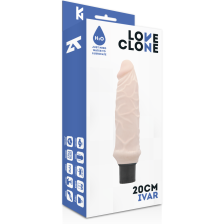 LOVECLONE - IVAR SELBSTSCHMIERENDER VIBRATOR 20 CM -O- 3.7 CM