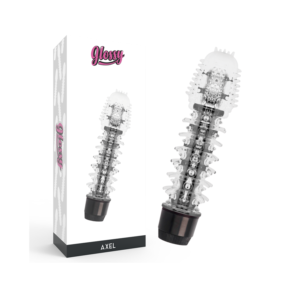 GLOSSY - AXEL VIBRATOR BLACK