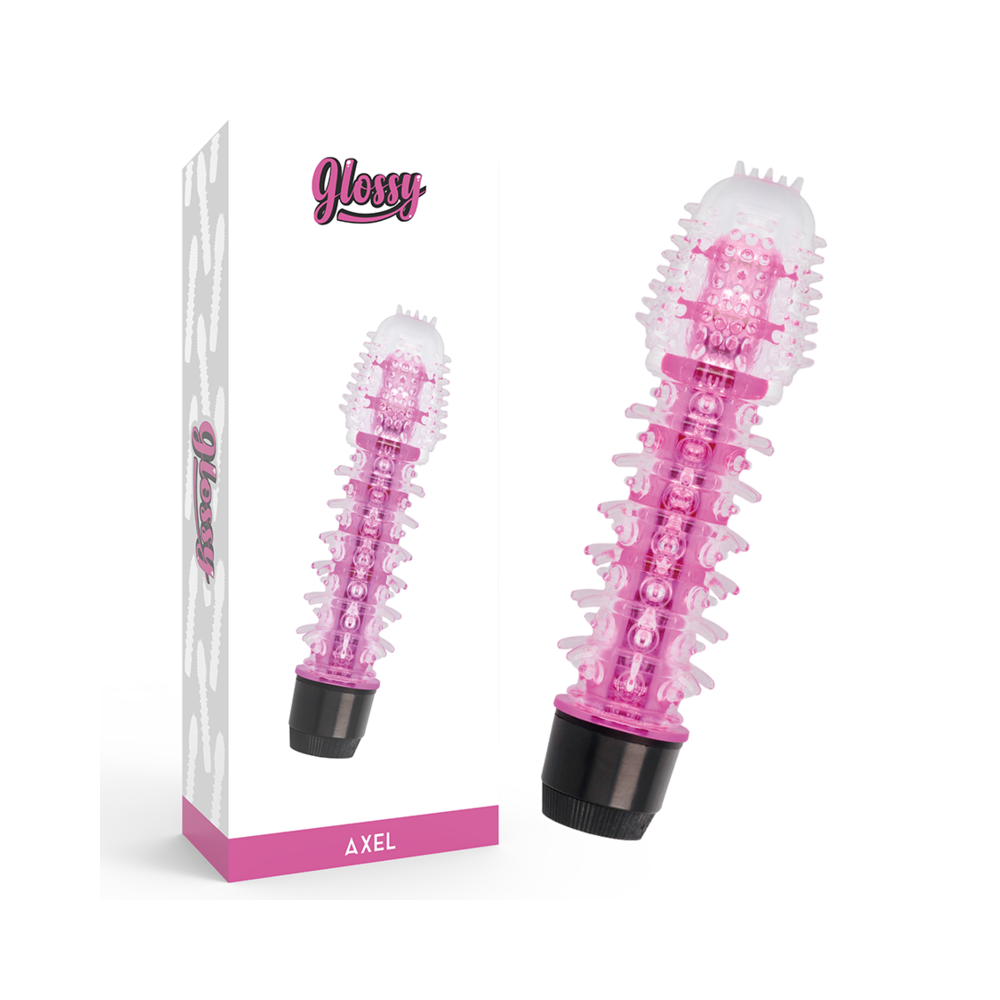 GLOSSY - AXEL VIBRATEUR ROSE