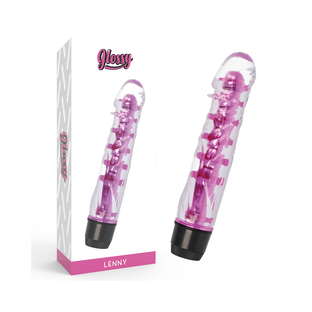 GLOSSY - LENNY VIBRATOR PINK