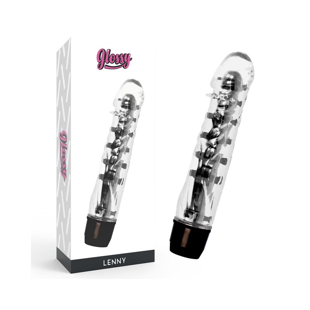 GLOSSY - LENNY VIBRATOR BLACK