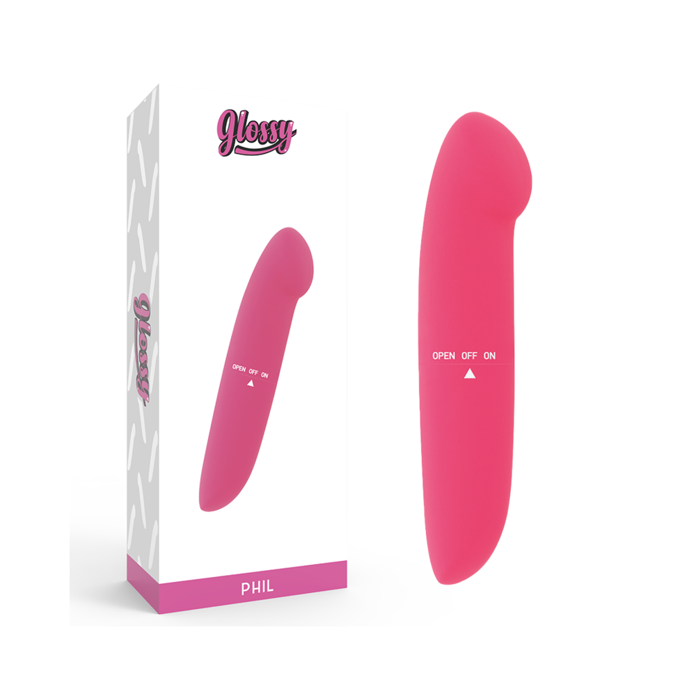 GLOSSY - PHIL VIBRATOR PINK