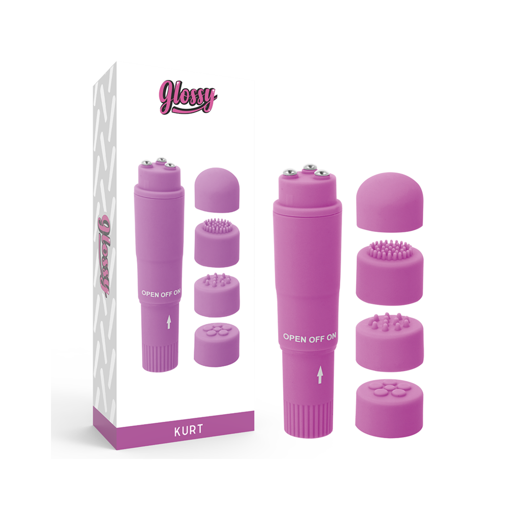 GLOSSY - MASSEUR DE POCHE KURT VIOLET