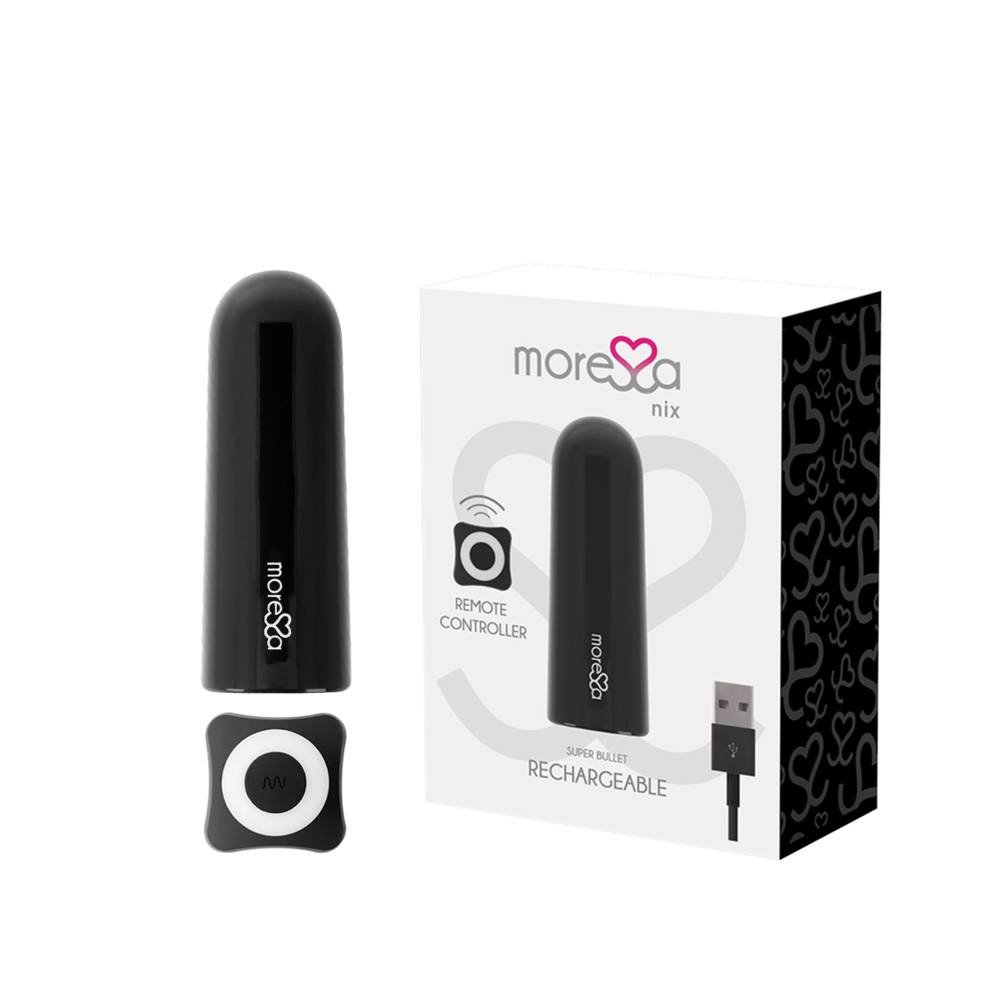 MORESSA - NIX VIBRADOR CONTROLE REMOTO PRETO